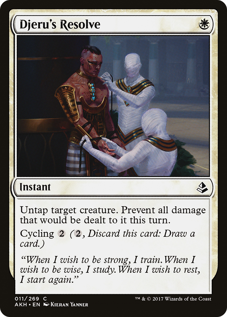 Image of Djeru's Resolve [Amonkhet]