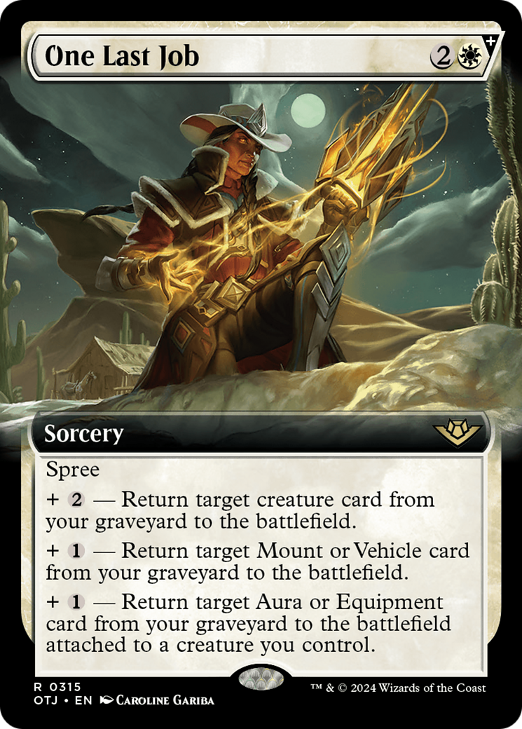 Image of One Last Job (Extended Art) [Outlaws of Thunder Junction]