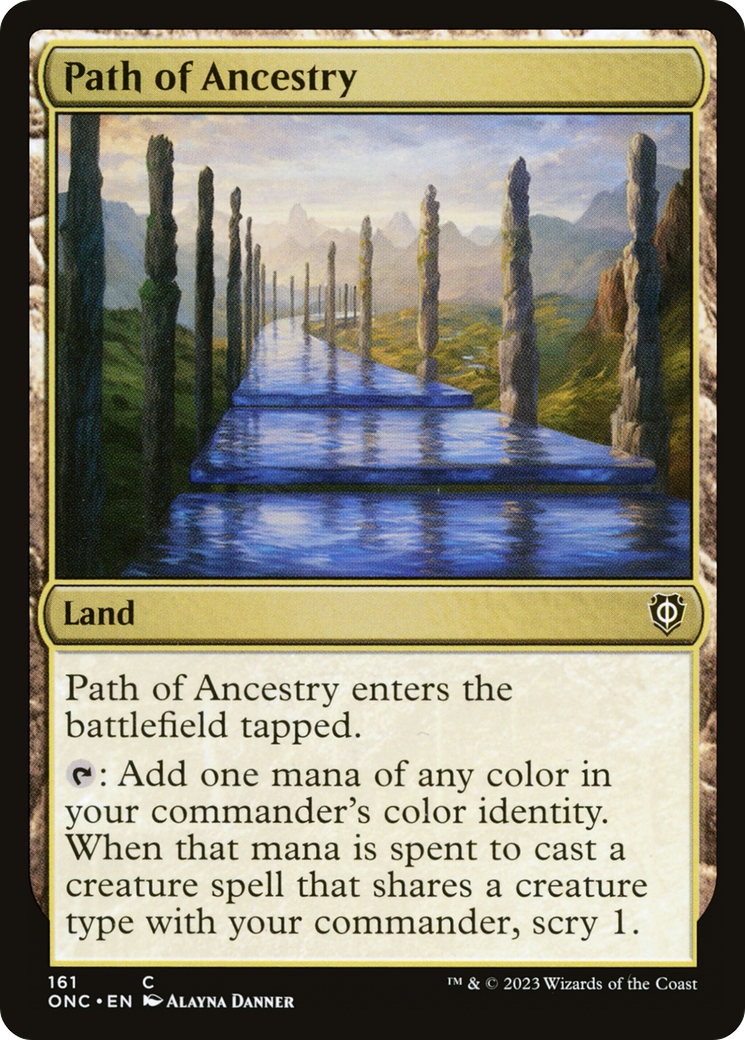 Image of Path of Ancestry [Phyrexia: All Will Be One Commander]