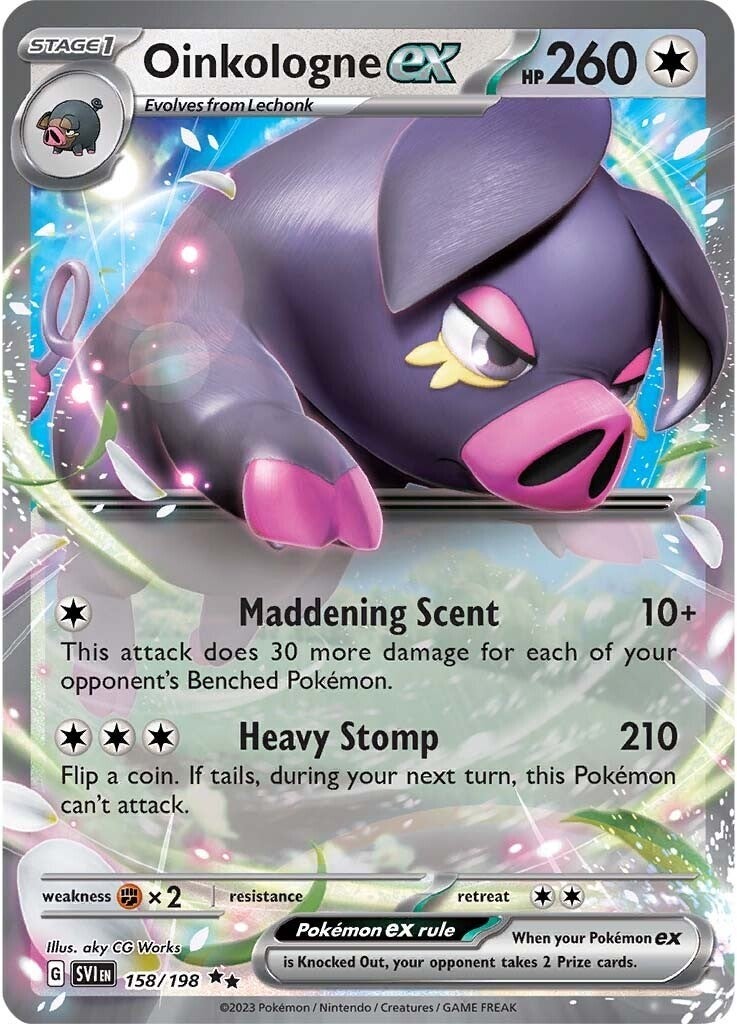 Image of Oinkalogne ex (158/198) (Jumbo Card) [Scarlet & Violet: Base Set]