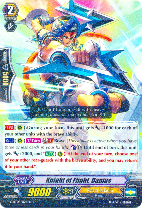 Image of Knight of Flight, Danius (G-BT08/024EN) [Absolute Judgment]