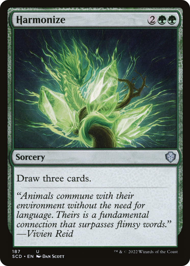 Image of Harmonize [Starter Commander Decks]
