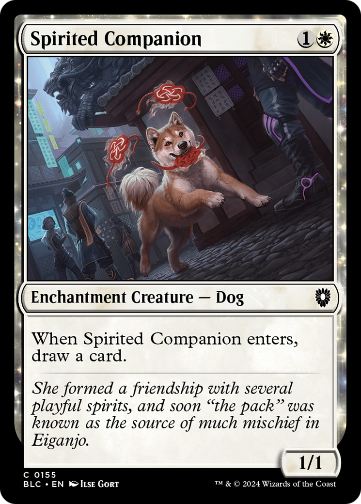 Image of Spirited Companion [Bloomburrow Commander]