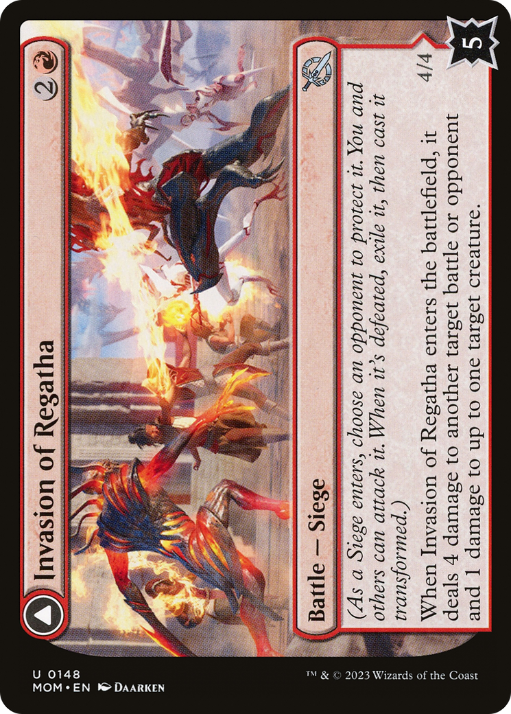 Image of Invasion of Regatha // Disciples of the Inferno [March of the Machine]