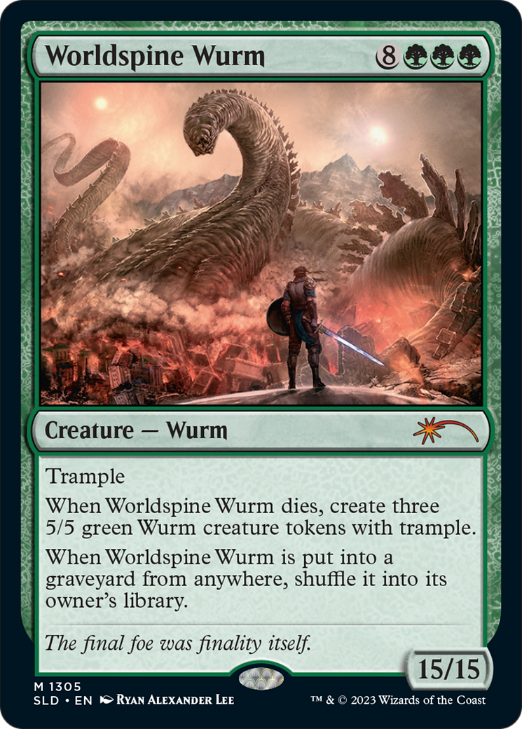 Image of Worldspine Wurm [Secret Lair Drop Series]