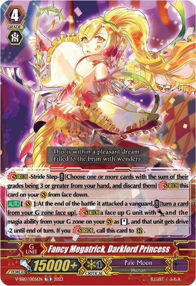Image of Fancy Megatrick, Darklord Princess (V-SS10/005EN) [Premium Battle Deckset 2023]
