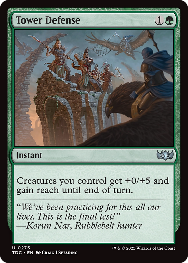 Image of Tower Defense [Tarkir: Dragonstorm Commander]