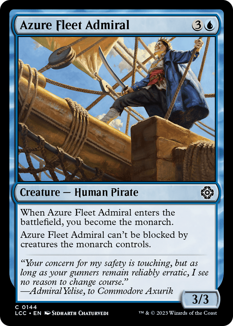 Image of Azure Fleet Admiral [The Lost Caverns of Ixalan Commander]