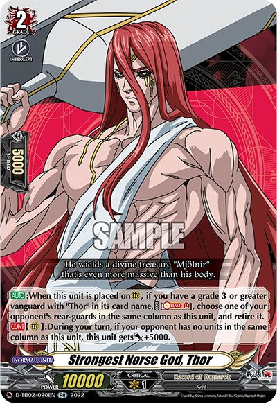 Image of Strongest Norse God, Thor (D-TB02/020EN) [Record of Ragnarok]