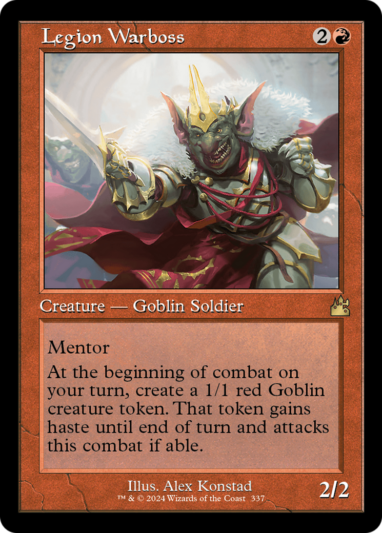 Image of Legion Warboss (Retro Frame) [Ravnica Remastered]