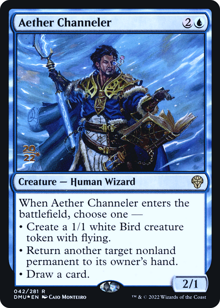 Image of Aether Channeler [Dominaria United Prerelease Promos]