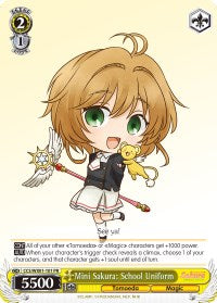 Image of Mini Sakura: School Uniform (CCS/WX01-101 PR) (Promo) [Cardcaptor Sakura: Clear Card]