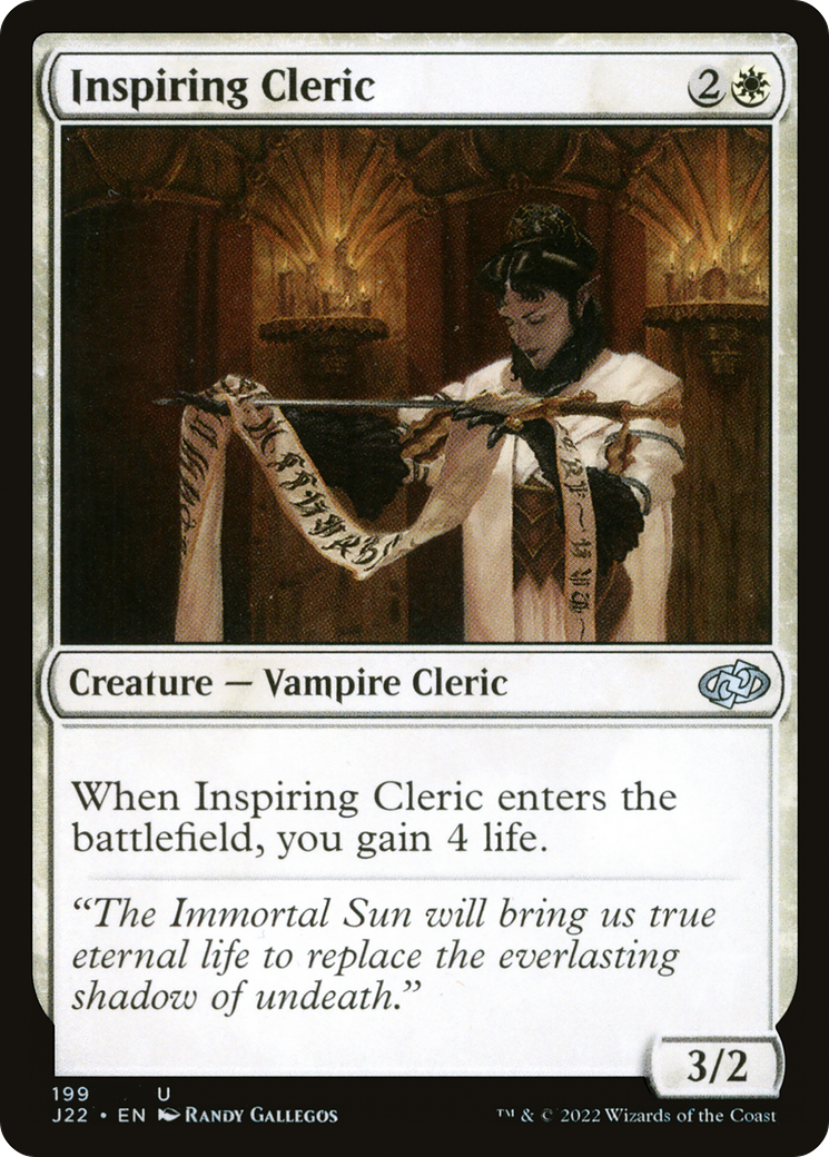 Image of Inspiring Cleric [Jumpstart 2022]