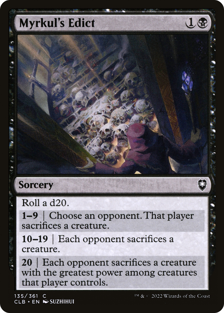Image of Myrkul's Edict [Commander Legends: Battle for Baldur's Gate]