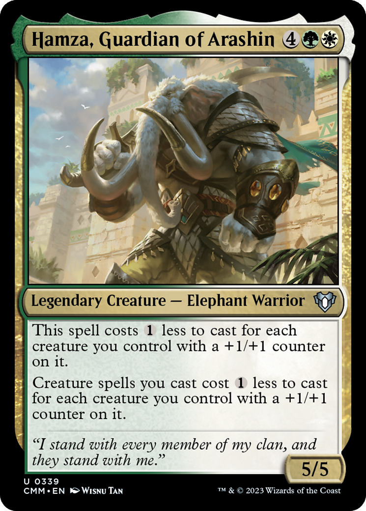 Image of Hamza, Guardian of Arashin [Commander Masters]