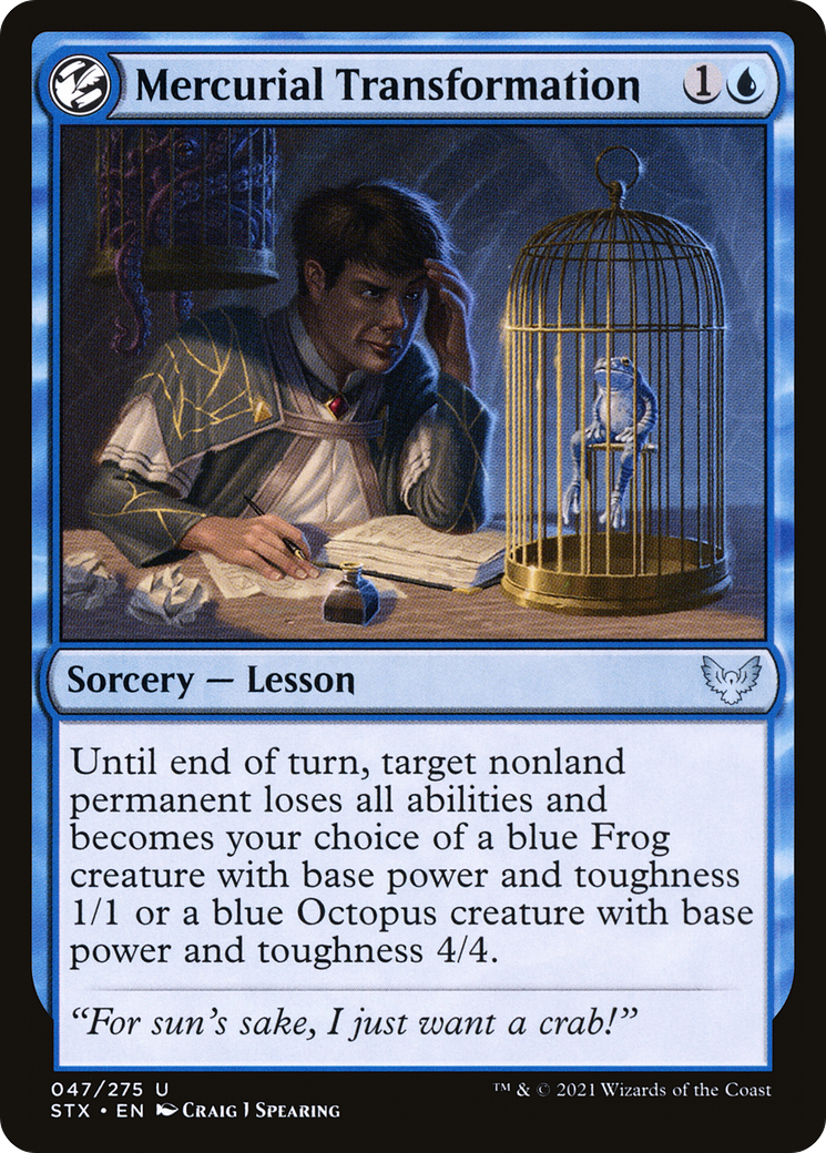 Image of Mercurial Transformation [Strixhaven: School of Mages]