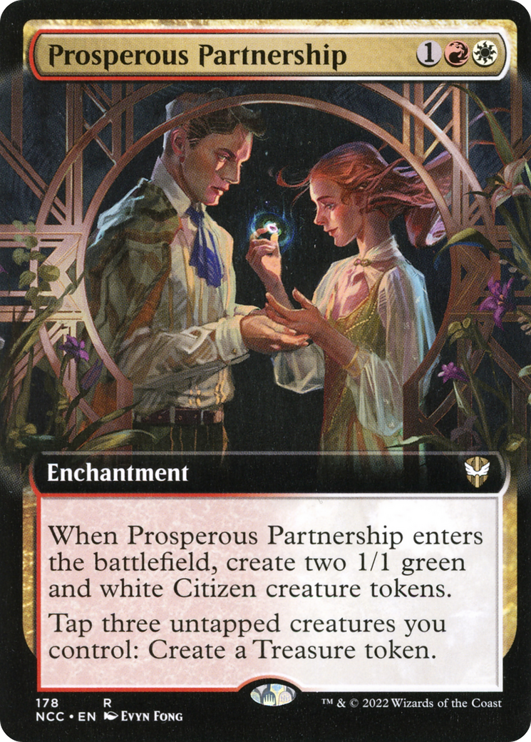 Image of Prosperous Partnership (Extended Art) [Streets of New Capenna Commander]