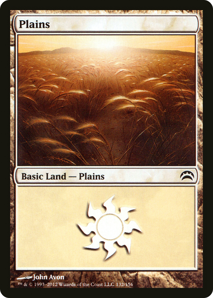 Image of Plains (132) (PC2-132) - Planechase 2012 Foil