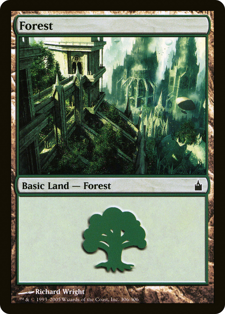 Image of Forest (306) [Ravnica: City of Guilds]