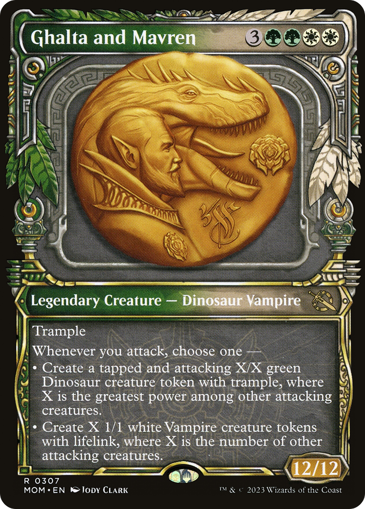 Image of Ghalta and Mavren (Showcase Planar Booster Fun) [March of the Machine]