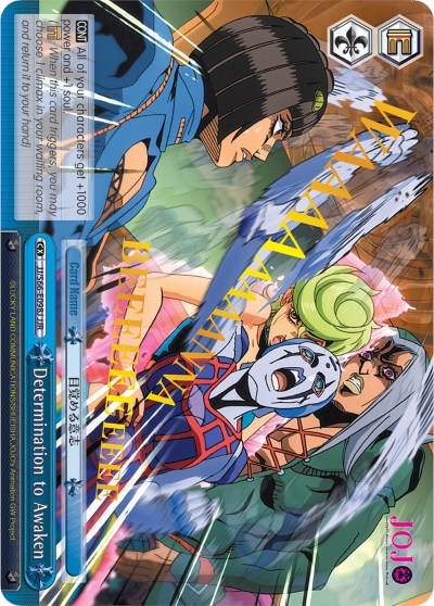 Image of Determination to Awaken (JJ/S66-E098J JJR) [JoJo's Bizarre Adventure: Golden Wind]