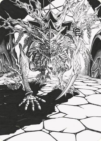 Image of Thrun, Breaker of Silence Art Card [Phyrexia: All Will Be One Art Series]