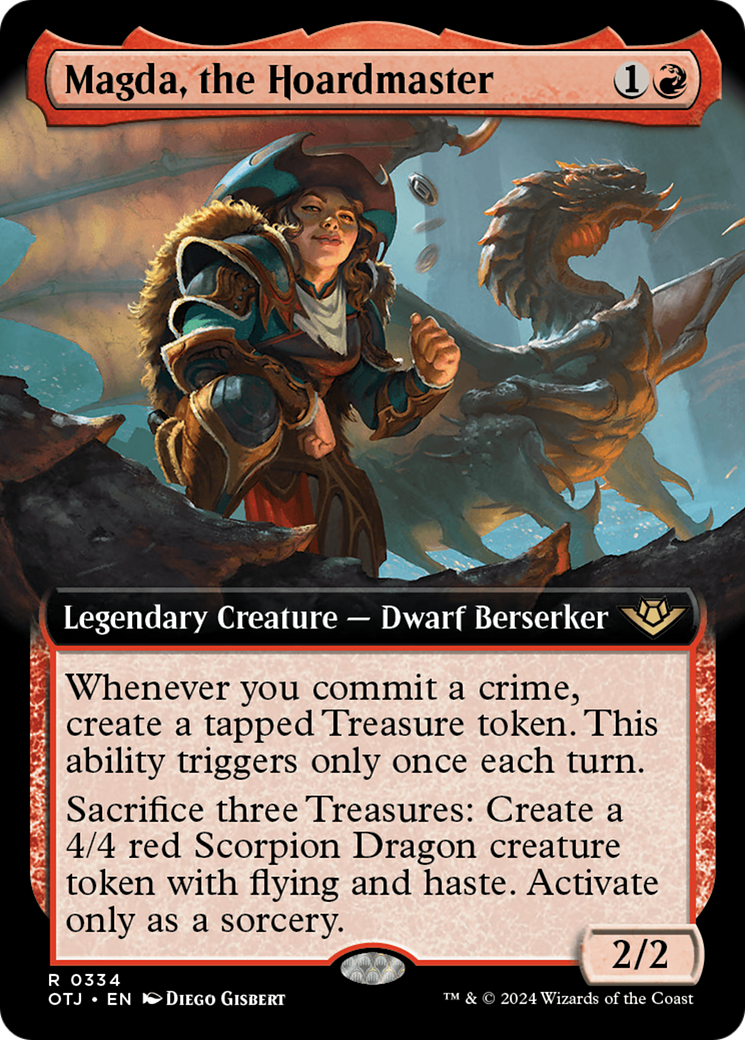 Image of Magda, the Hoardmaster (Extended Art) [Outlaws of Thunder Junction]