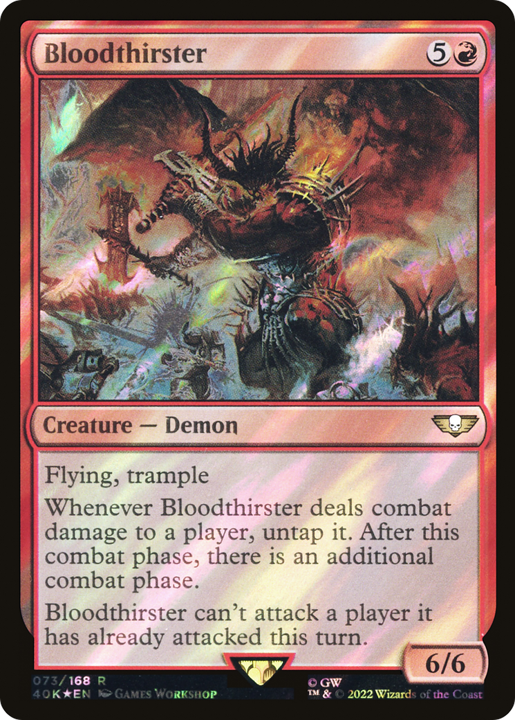 Image of Bloodthirster (Surge Foil) [Warhammer 40,000]