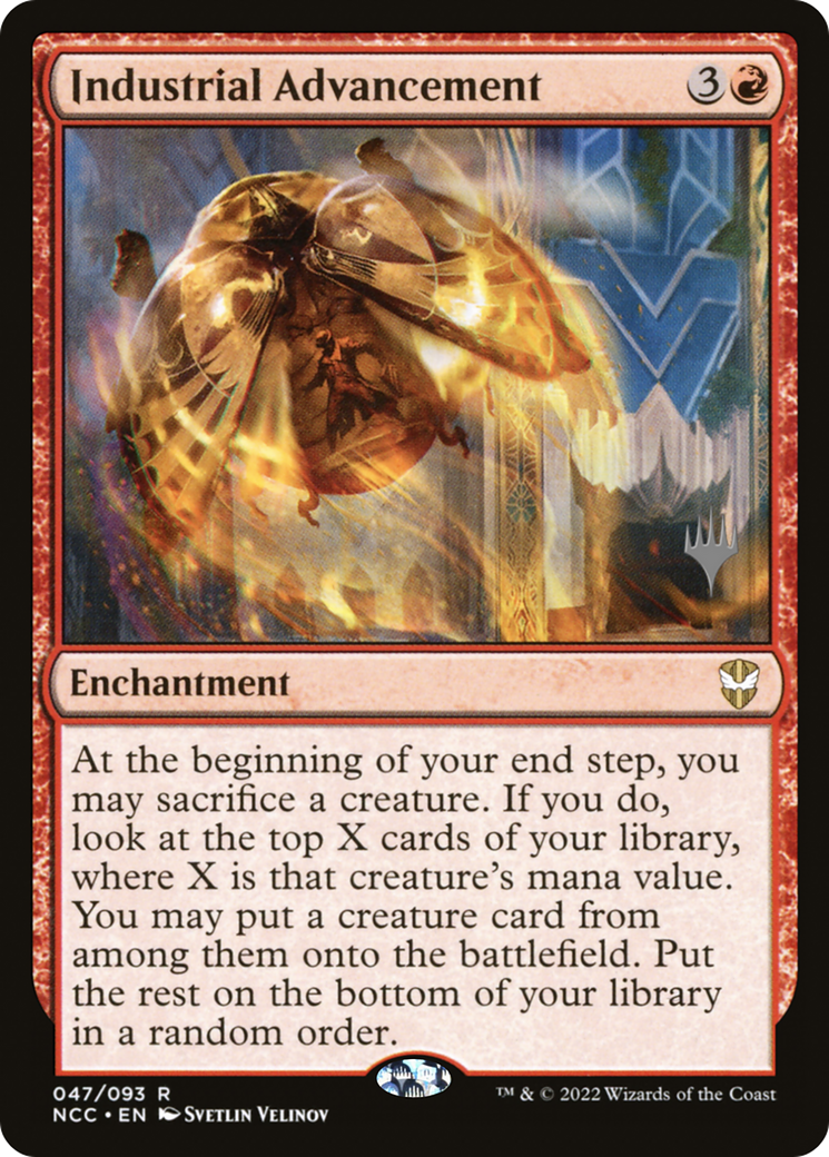 Image of Industrial Advancement (Promo Pack) [Streets of New Capenna Commander Promos]