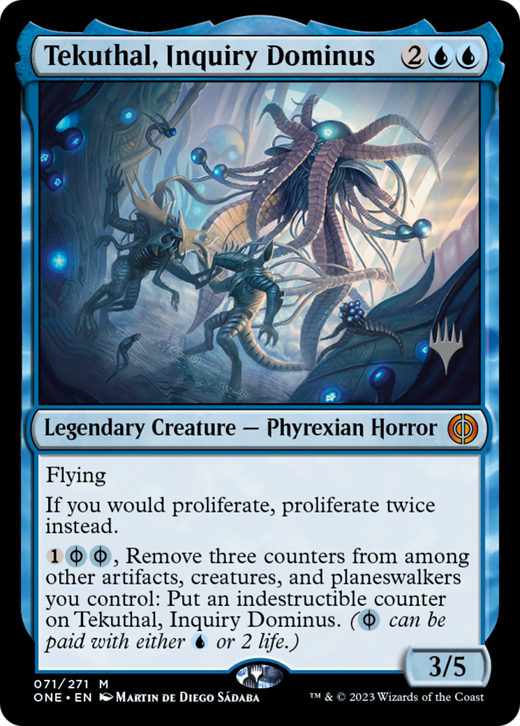 Image of Tekuthal, Inquiry Dominus (Promo Pack) [Phyrexia: All Will Be One Promos]
