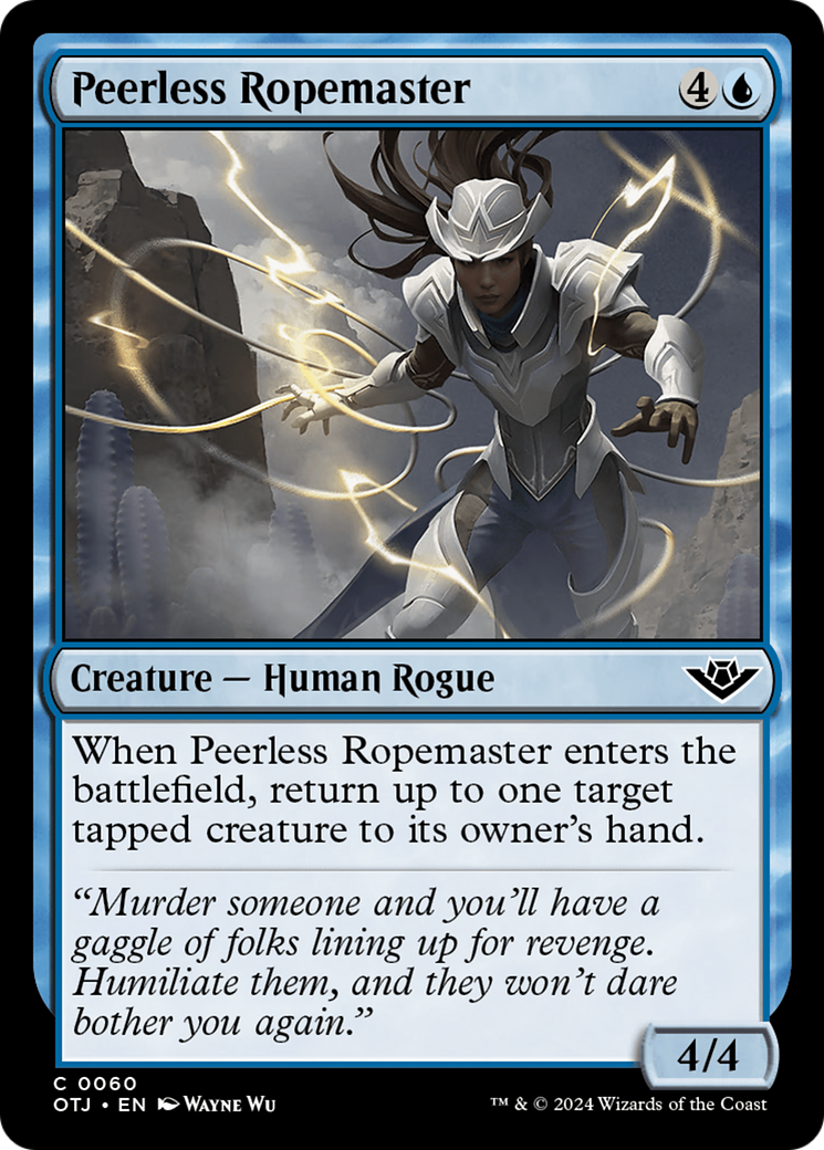 Image of Peerless Ropemaster [Outlaws of Thunder Junction]