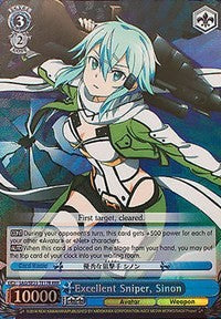 Image of Excellent Sniper, Sinon (SAO/SE23-TE17R RRR) [Sword Art Online II]