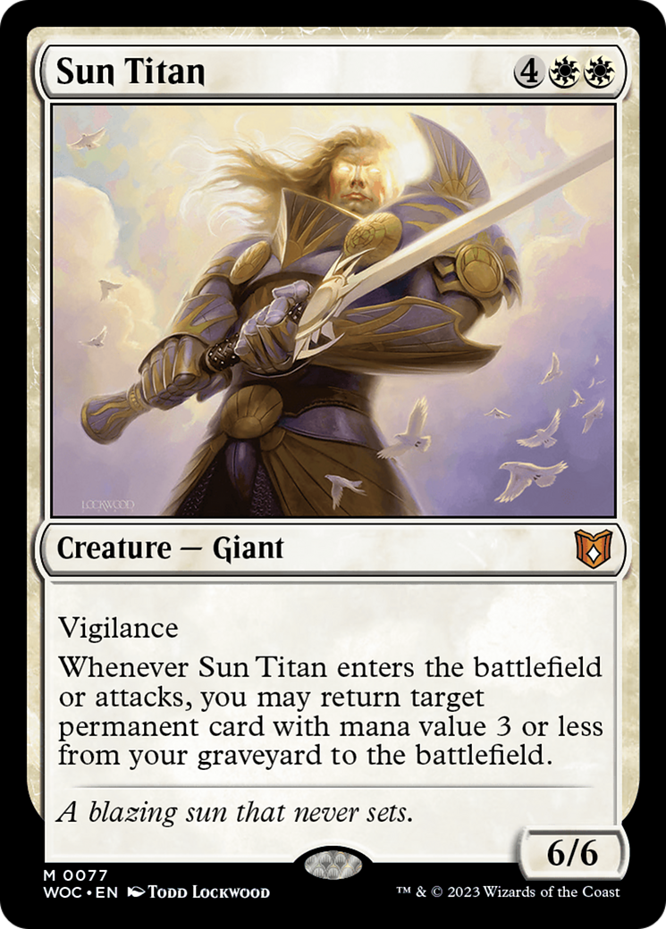 Image of Sun Titan [Wilds of Eldraine Commander]