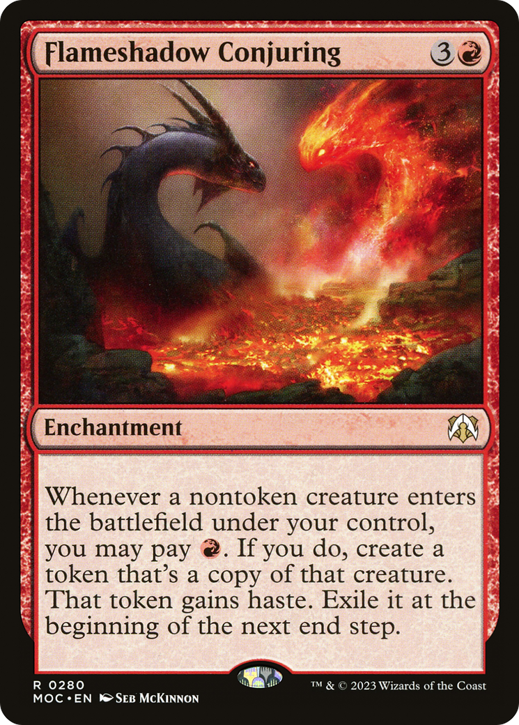 Image of Flameshadow Conjuring [March of the Machine Commander]