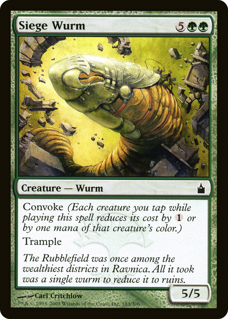 Image of Siege Wurm [Ravnica: City of Guilds]