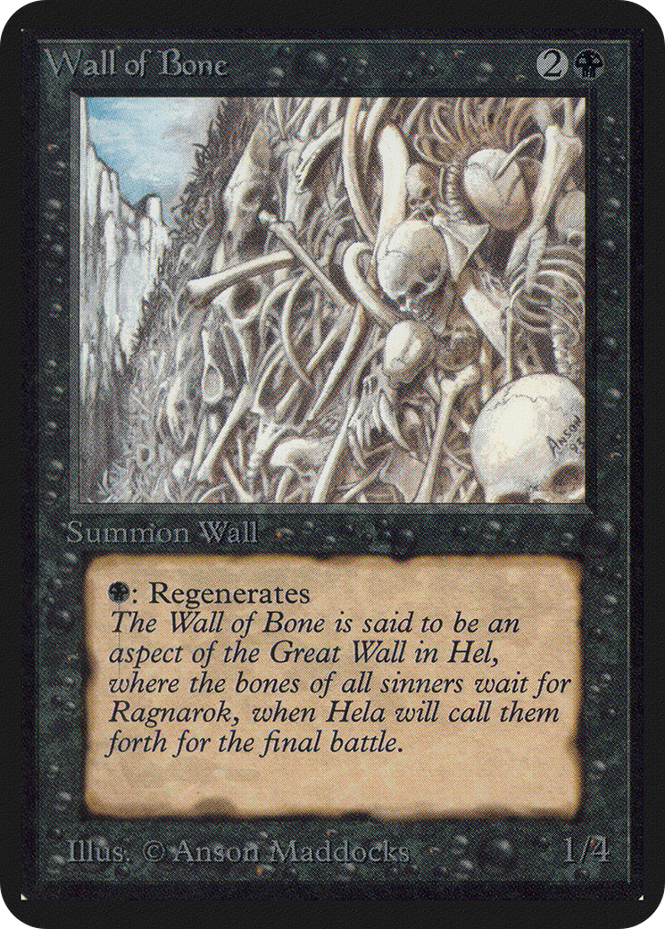 Image of Wall of Bone [Alpha Edition]
