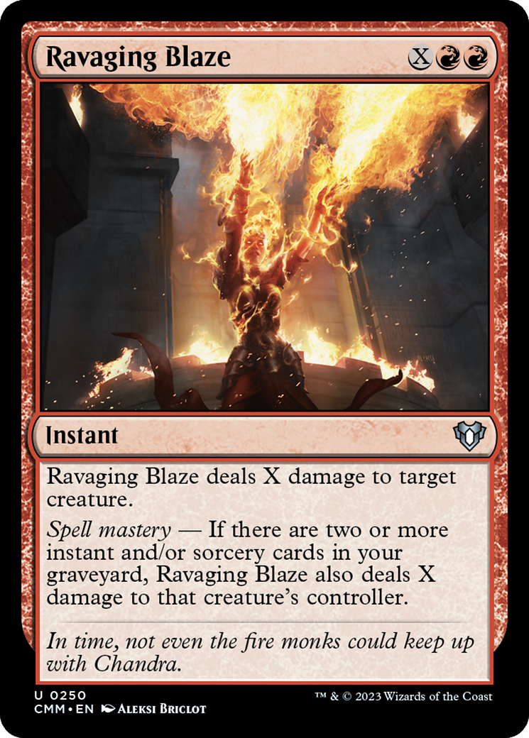Image of Ravaging Blaze [Commander Masters]