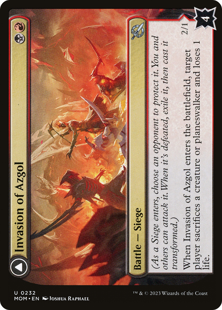 Image of Invasion of Azgol // Ashen Reaper [March of the Machine]