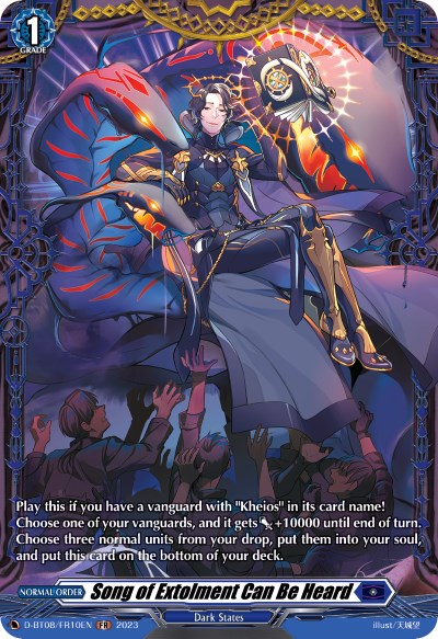 Image of Song of Extolment Can Be Heard (D-BT08/FR10EN) [Minerva Rising]