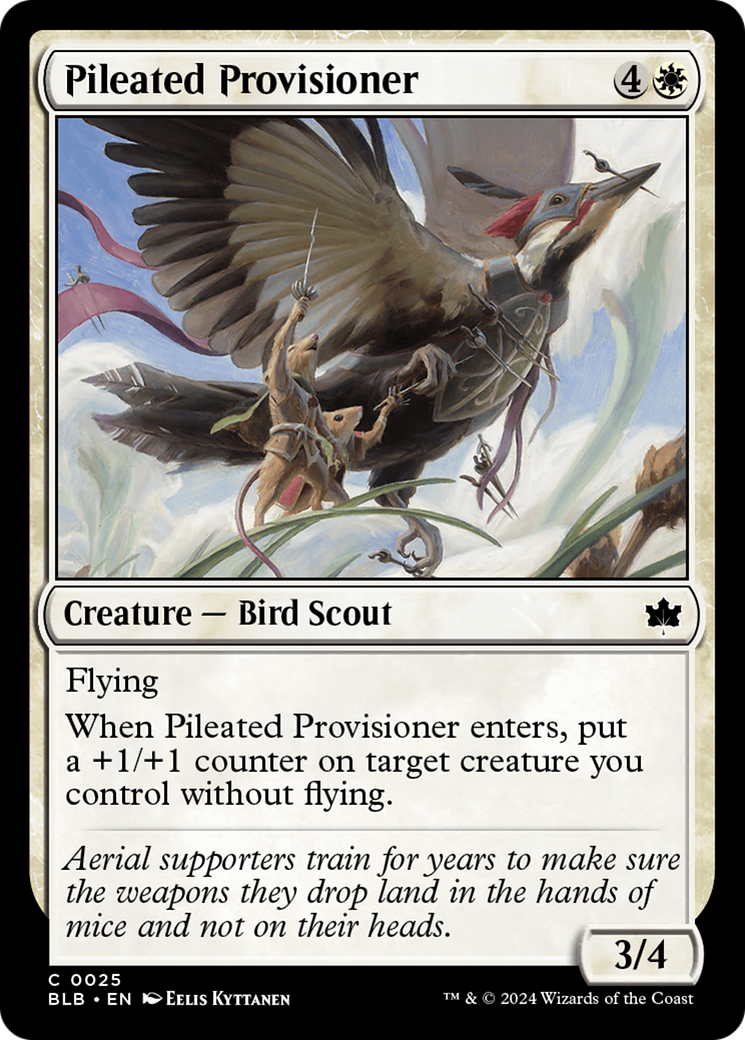 Image of Pileated Provisioner [Bloomburrow]