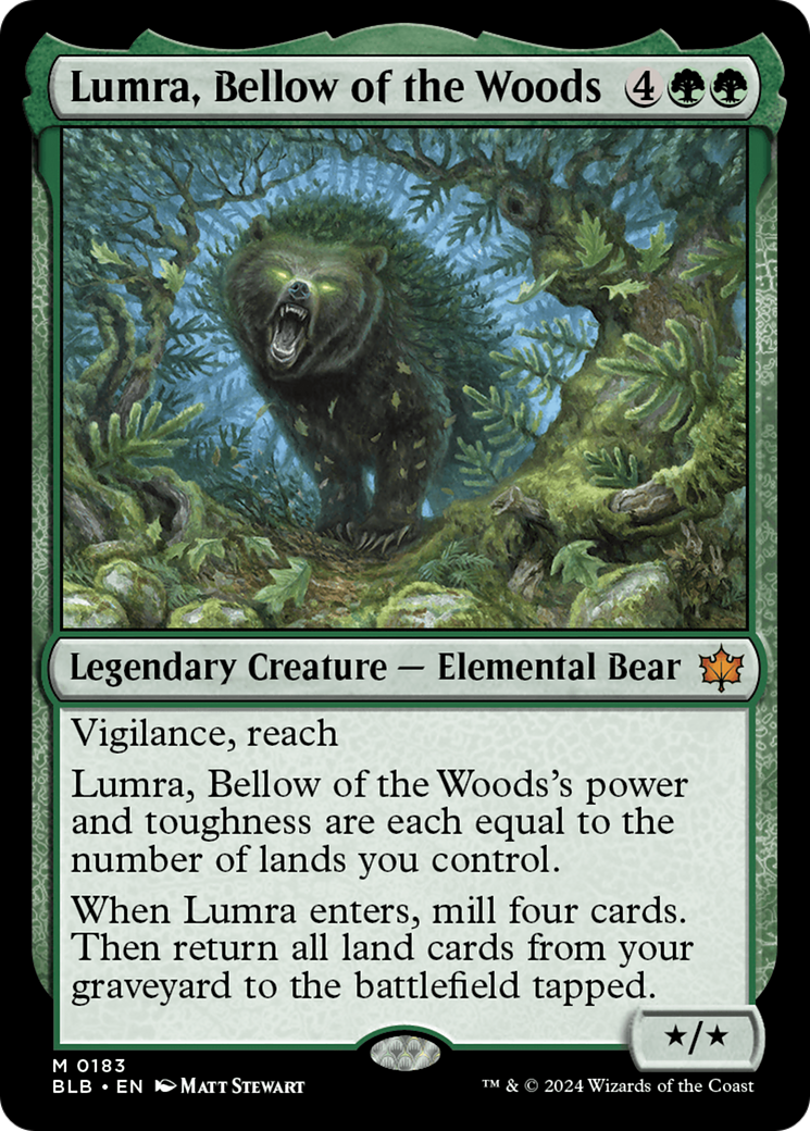 Image of Lumra, Bellow of the Woods [Bloomburrow]