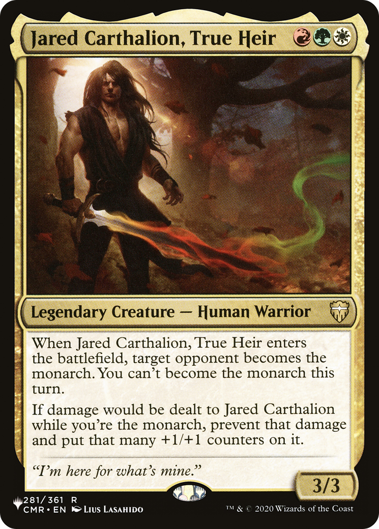 Image of Jared Carthalion, True Heir [The List]