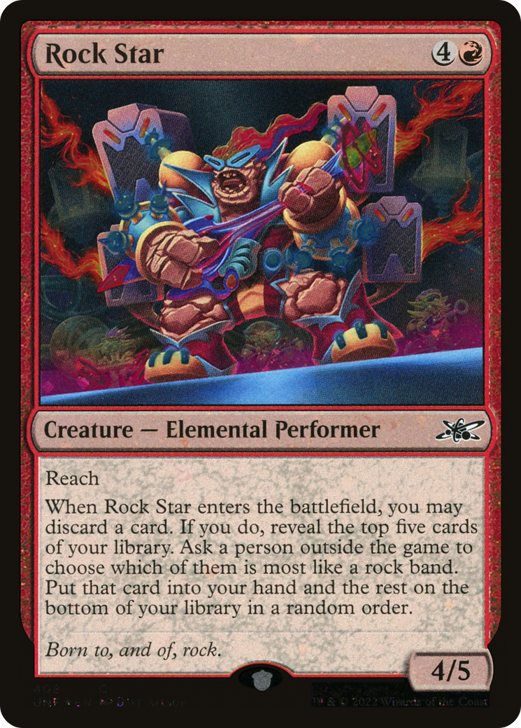 Image of Rock Star (Galaxy Foil) [Unfinity]