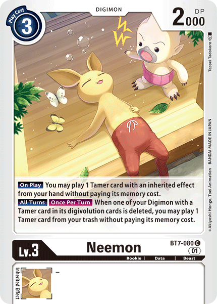 Image of Neemon [BT7-080] [Next Adventure]
