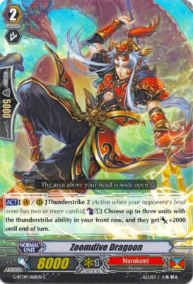 Image of Zoomdive Dragoon (G-BT09/068EN) [Divine Dragon Caper]
