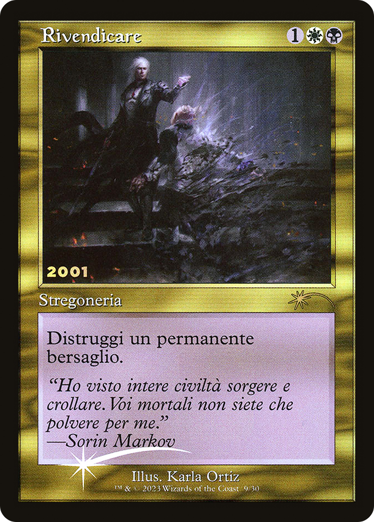 Image of Rivendicare (Vindicate) [30th Anniversary Promos]