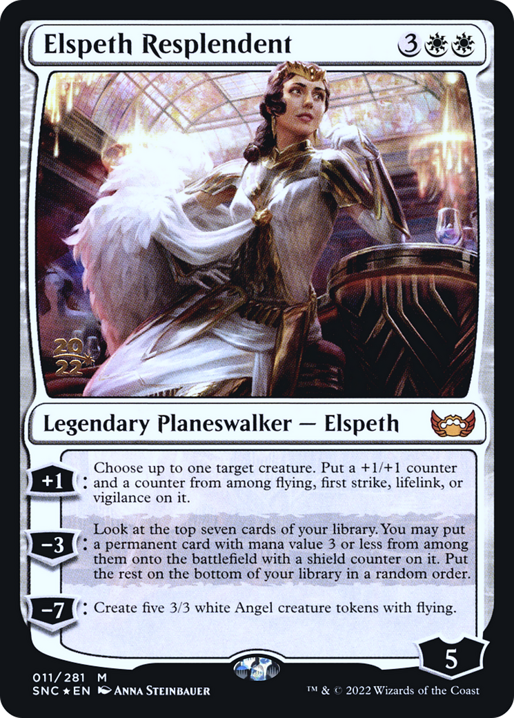 Image of Elspeth Resplendent [Streets of New Capenna Prerelease Promos]