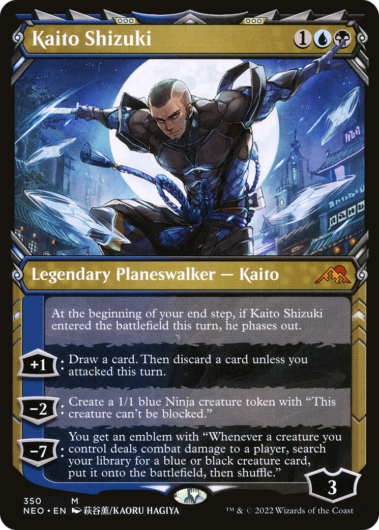 Image of Kaito Shizuki (Showcase Ninja) [Kamigawa: Neon Dynasty]