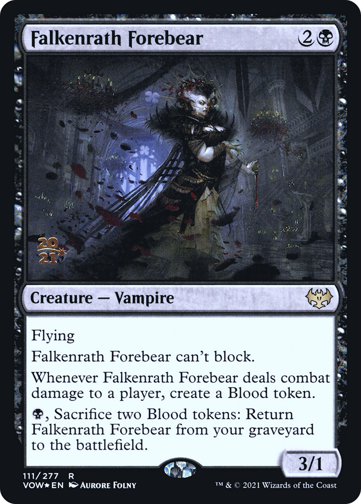 Image of Falkenrath Forebear [Innistrad: Crimson Vow Prerelease Promos]