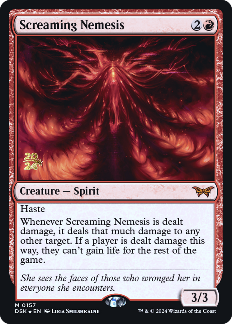 Image of Screaming Nemesis [Duskmourn: House of Horror Prerelease Promos]
